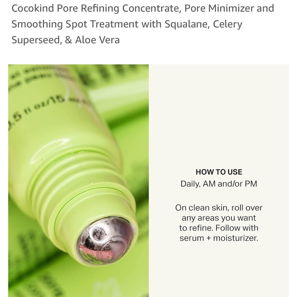 COCOKIND Pore Refining Concentrate 0.5oz blemishes large pores many available - Picture 6 of 11